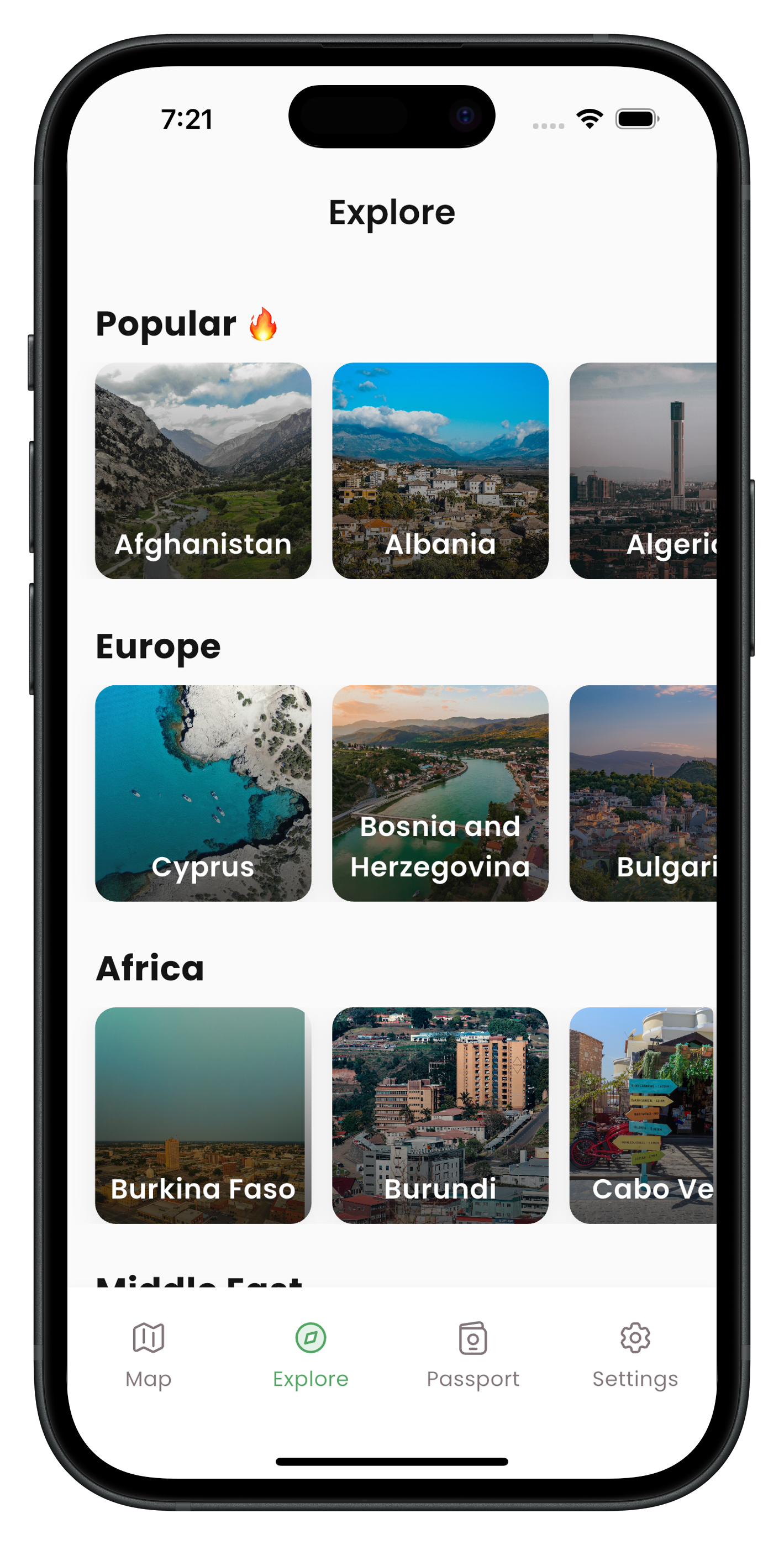 Explore new destinations